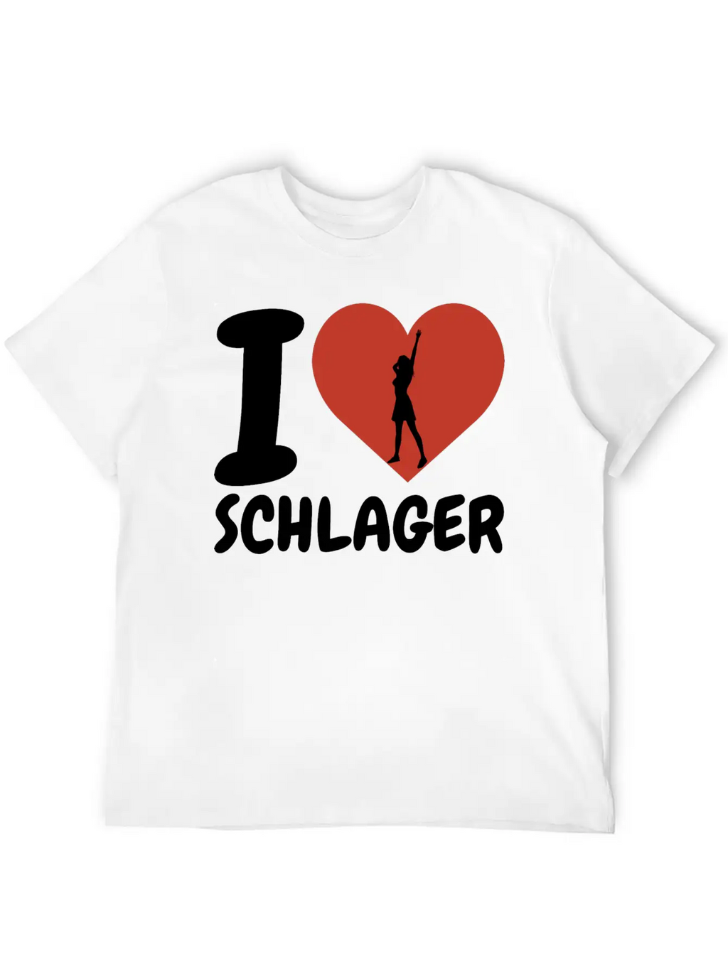 I Love SChlager Timeless Short Sleeve Tee – Comfy And Minimalist Design