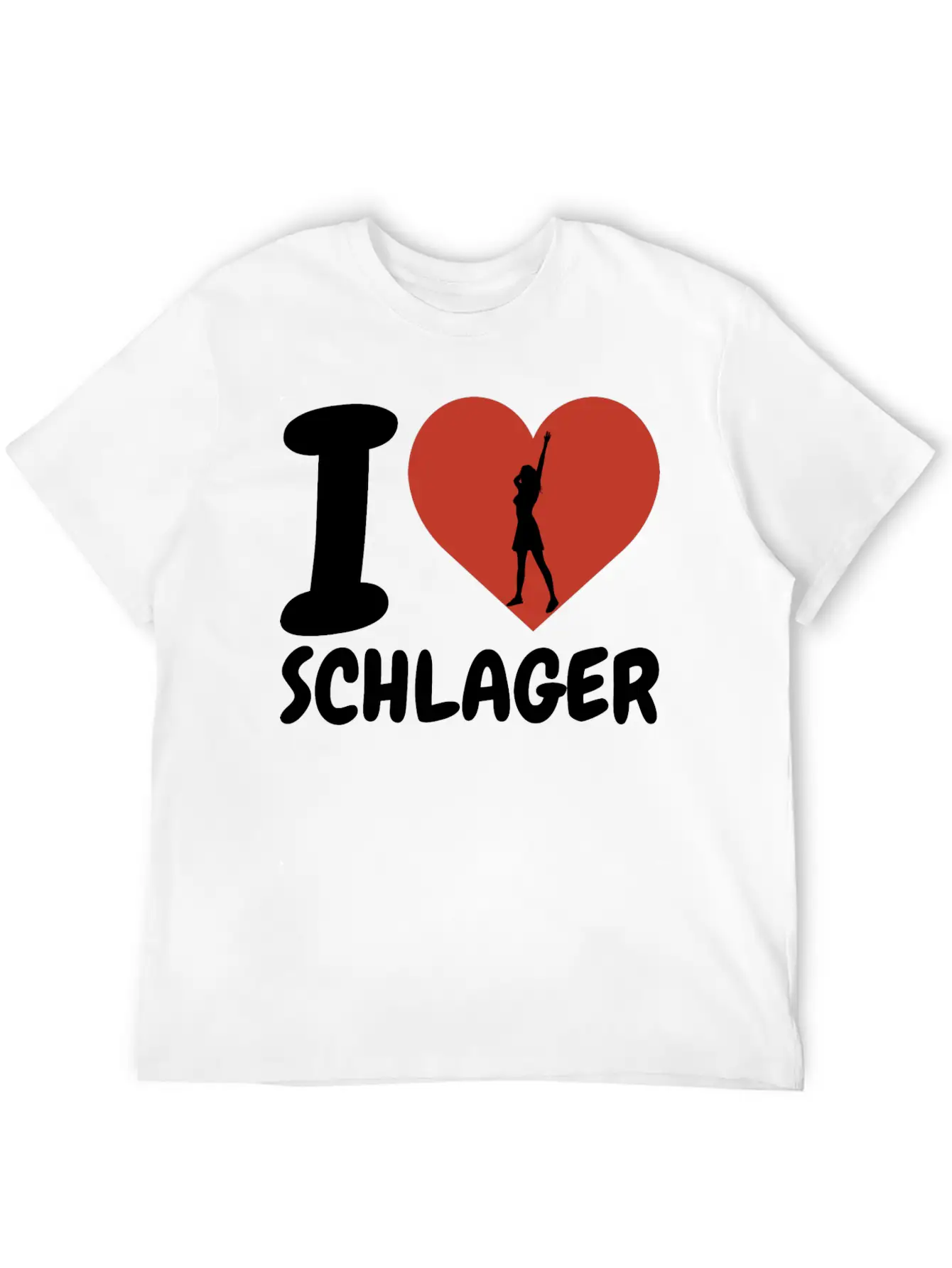 I Love SChlager Timeless Short Sleeve Tee – Comfy And Minimalist Design
