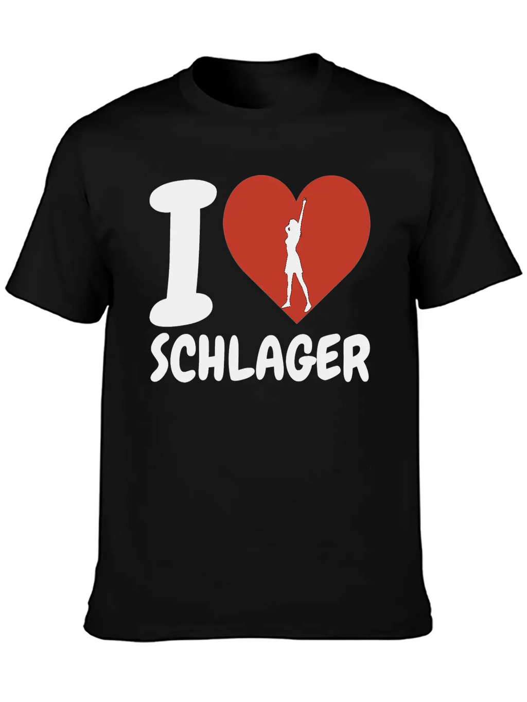 I Love SChlager Timeless Short Sleeve Tee – Comfy And Minimalist Design