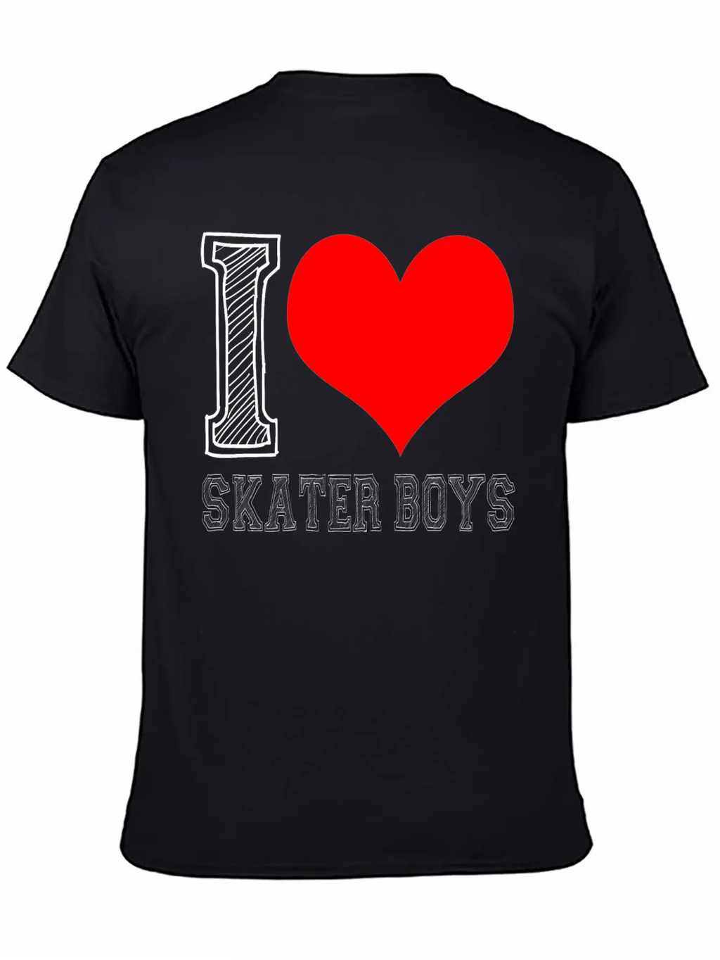I Love Skater Boys Classic Cotton Tee – Unisex Comfort For Any Season