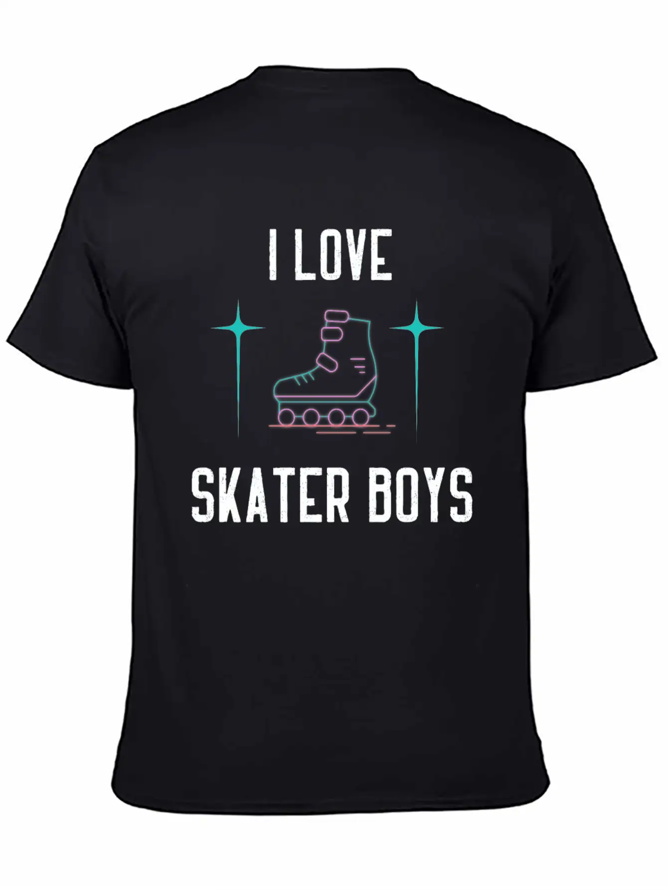 I Love Skater Boys Unisex Casual T-Shirt – Clean Design For Daily Comfort
