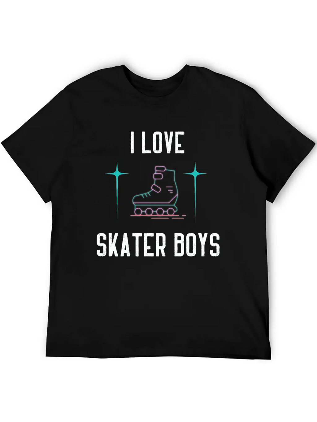 I Love Skater Boys Unisex Casual T-Shirt – Clean Design For Daily Comfort