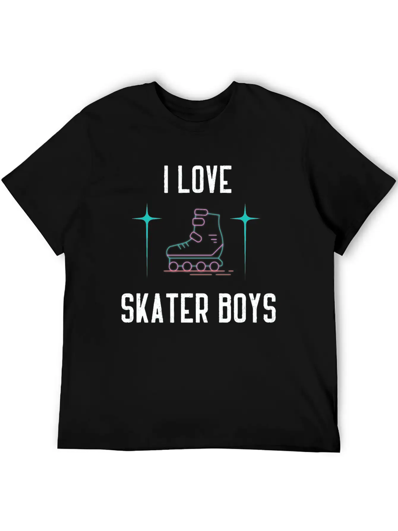 I Love Skater Boys Unisex Casual T-Shirt – Clean Design For Daily Comfort