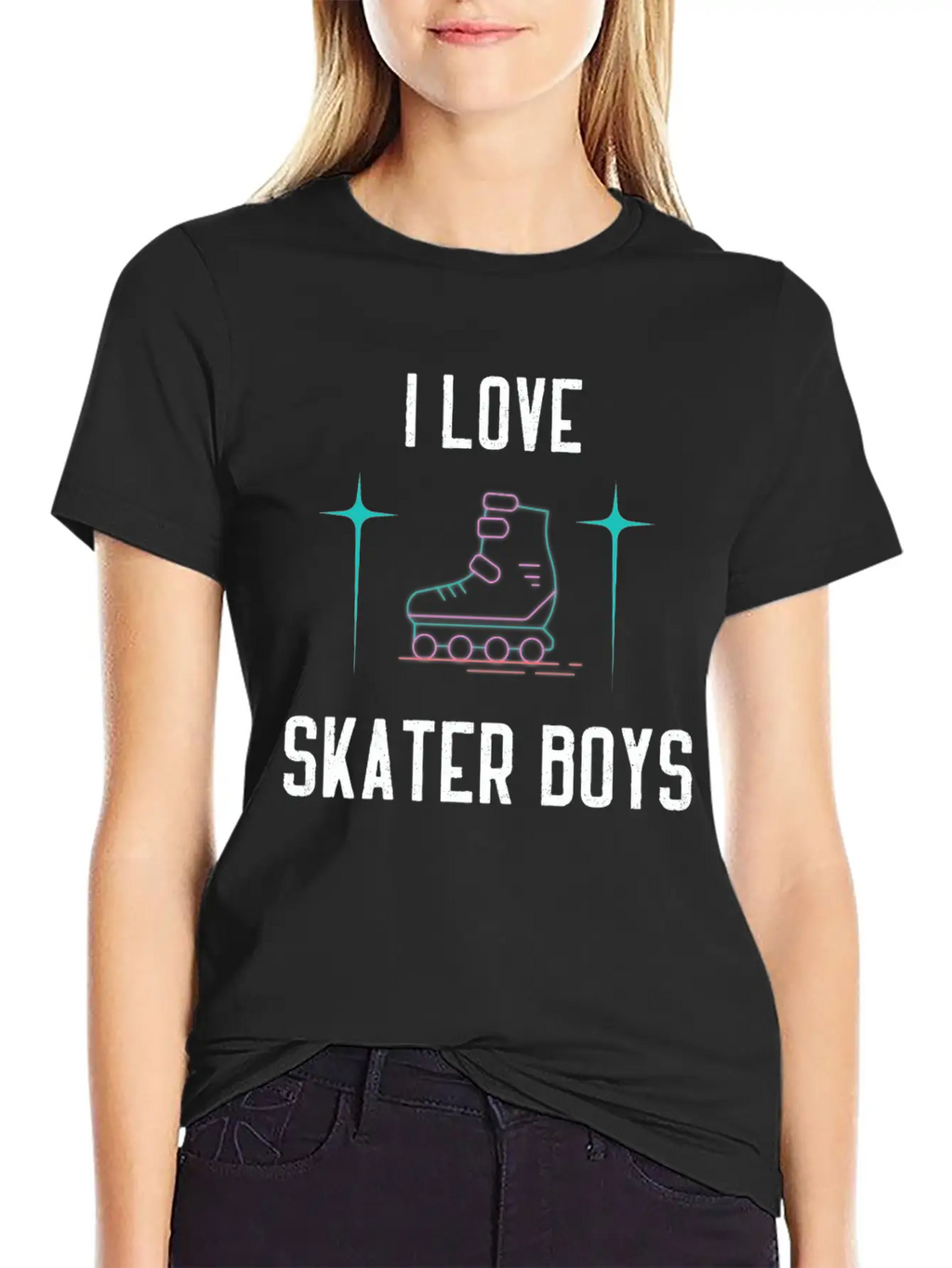 I Love Skater Boys Unisex Casual T-Shirt – Clean Design For Daily Comfort