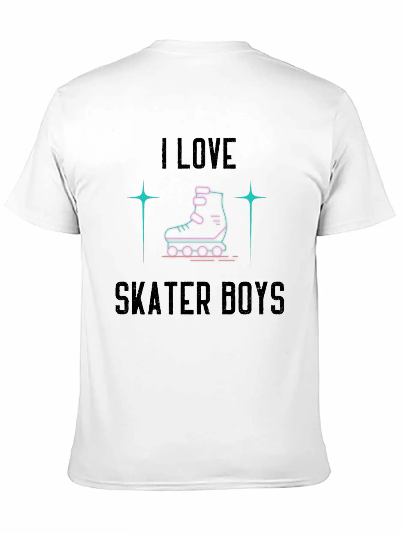 I Love Skater Boys Unisex Casual T-Shirt – Clean Design For Daily Comfort