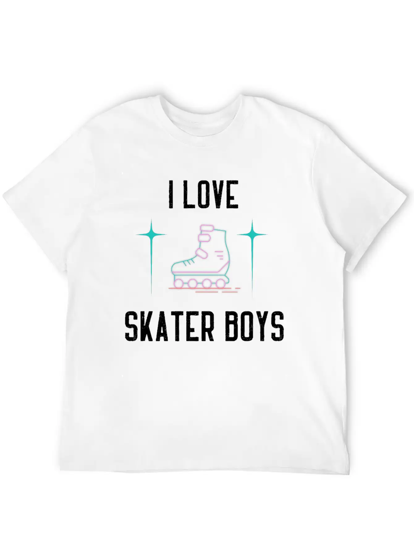 I Love Skater Boys Unisex Casual T-Shirt – Clean Design For Daily Comfort