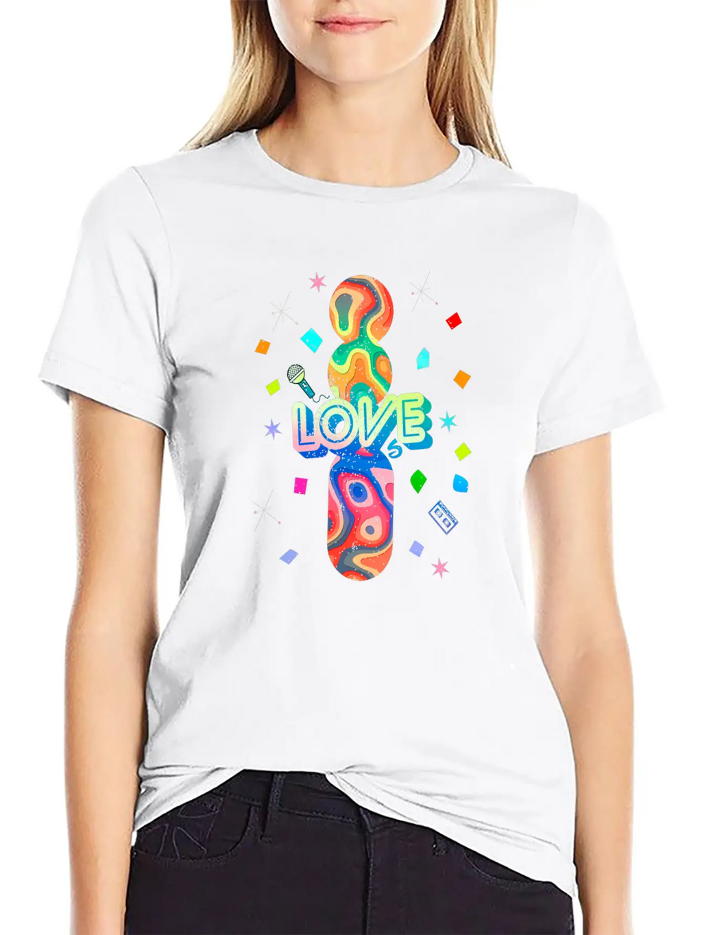 I Love The 80s Oldschool Retro Vintage Breathable Soft Cotton T-Shirt – Timeless Casual Look