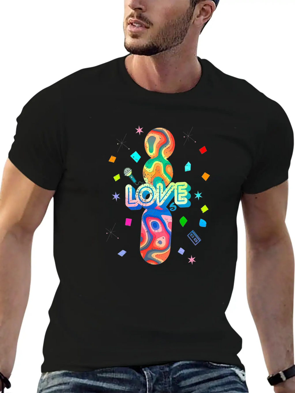 I Love The 80s Oldschool Retro Vintage Breathable Soft Cotton T-Shirt – Timeless Casual Look