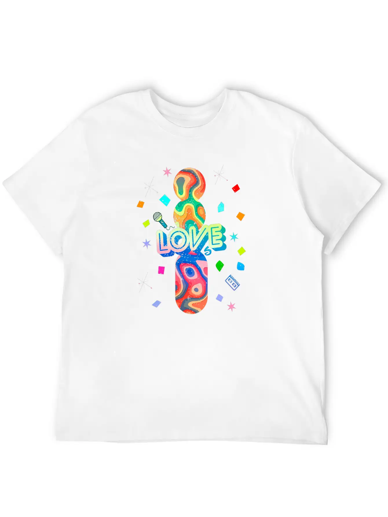 I Love The 80s Oldschool Retro Vintage Breathable Soft Cotton T-Shirt – Timeless Casual Look
