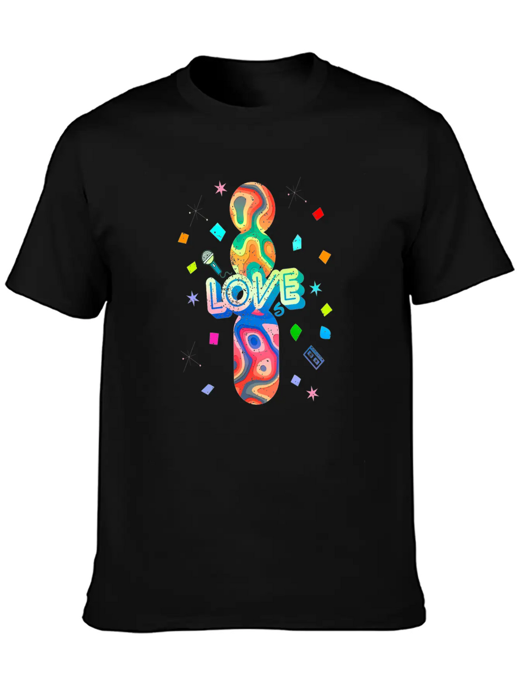 I Love The 80s Oldschool Retro Vintage Breathable Soft Cotton T-Shirt – Timeless Casual Look