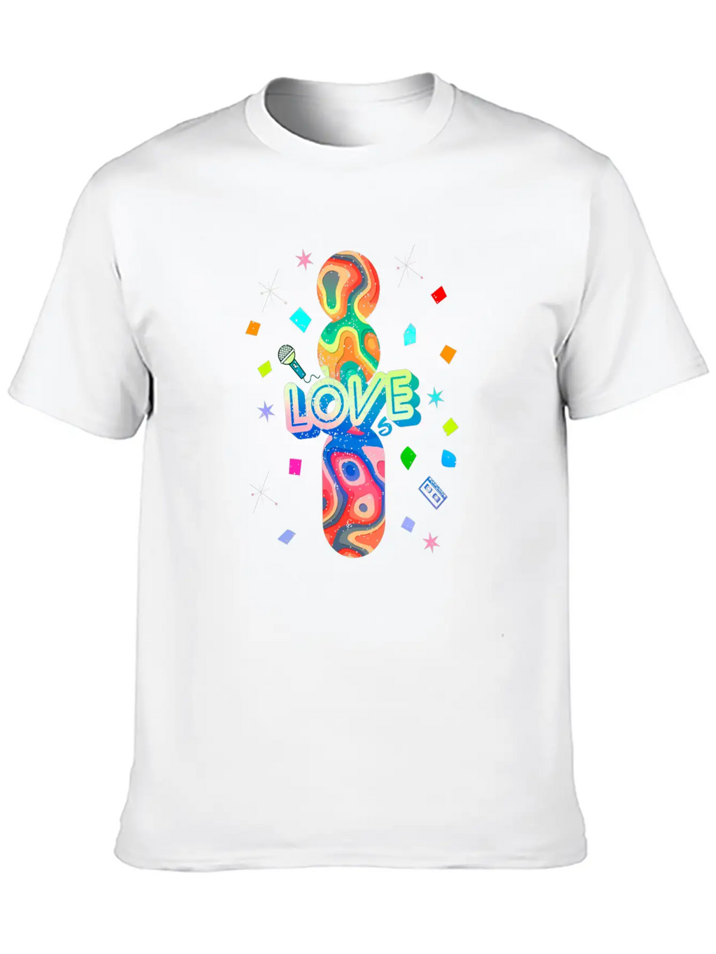 I Love The 80s Oldschool Retro Vintage Breathable Soft Cotton T-Shirt – Timeless Casual Look