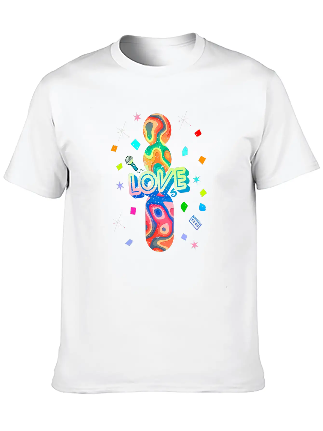 I Love The 80s Oldschool Retro Vintage Breathable Soft Cotton T-Shirt – Timeless Casual Look