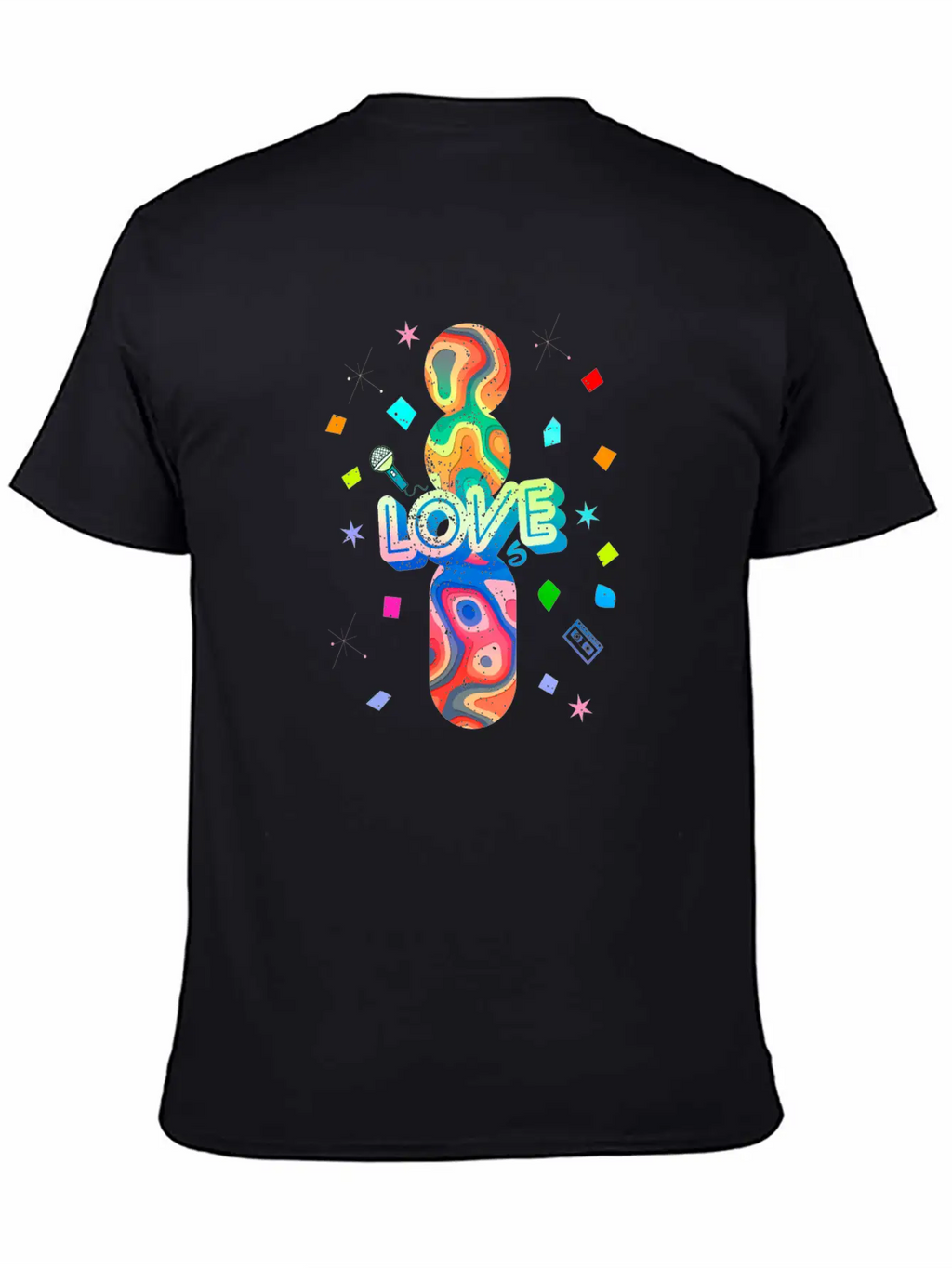 I Love The 80s Oldschool Retro Vintage Breathable Soft Cotton T-Shirt – Timeless Casual Look