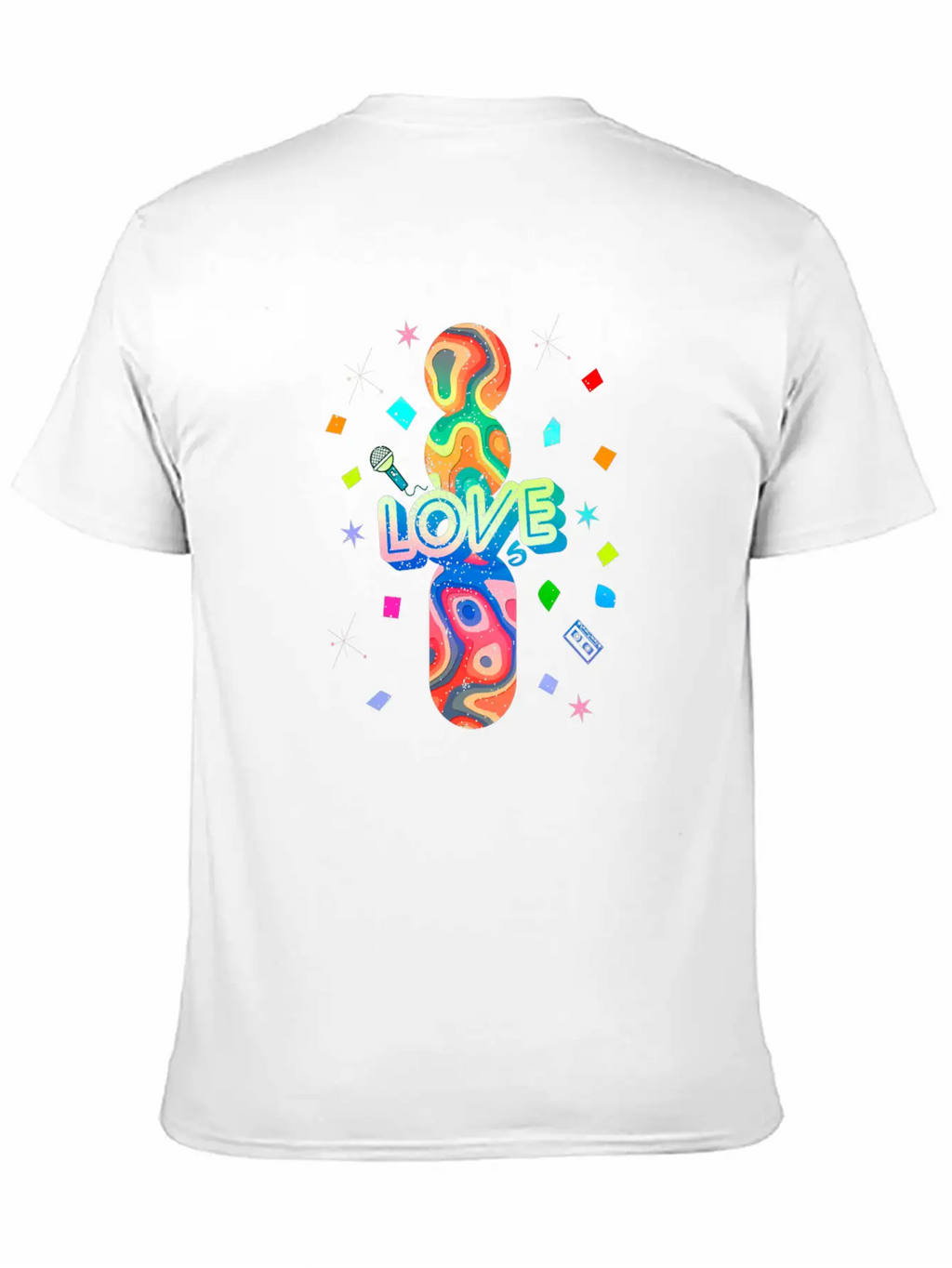 I Love The 80s Oldschool Retro Vintage Breathable Soft Cotton T-Shirt – Timeless Casual Look