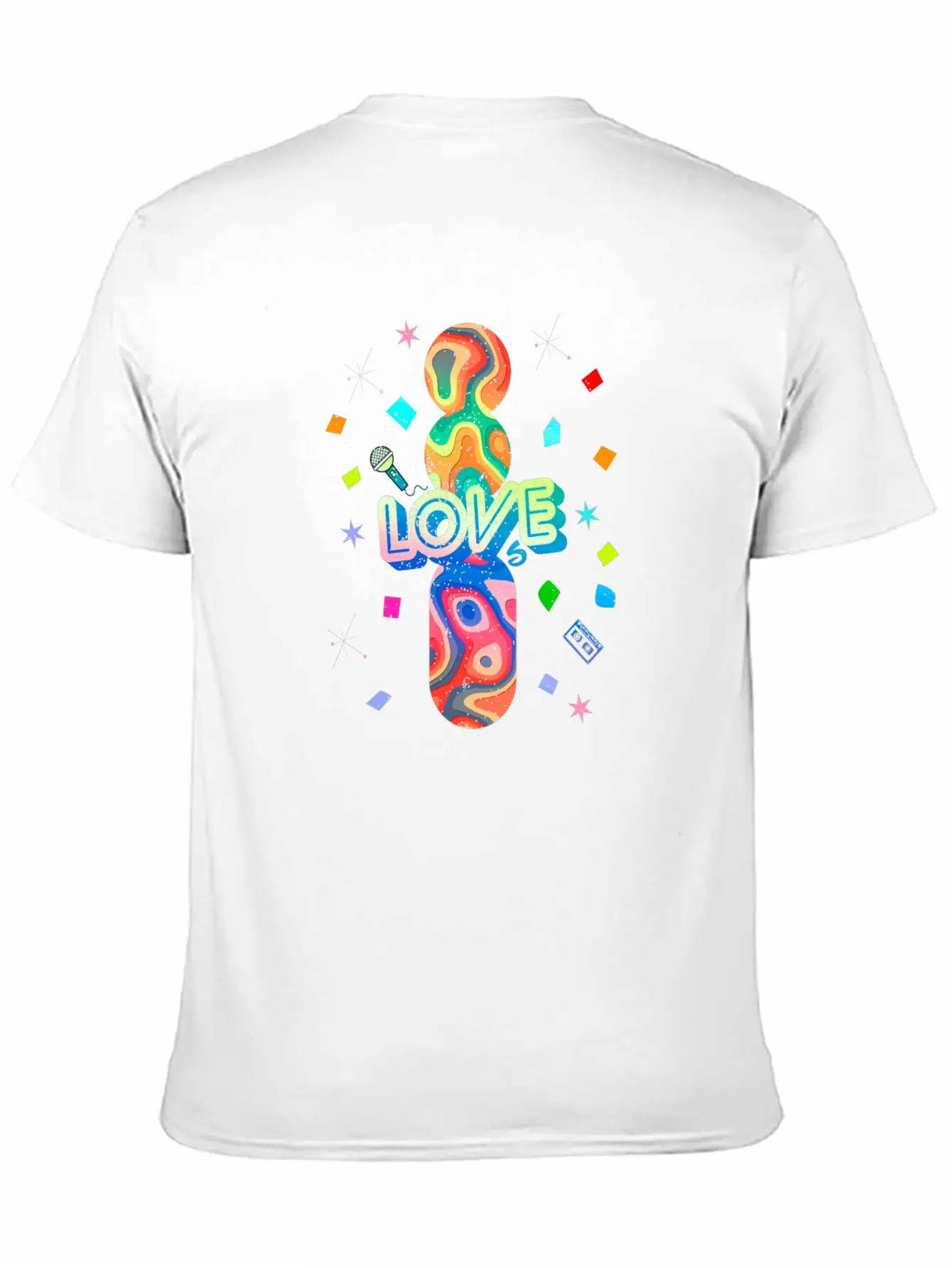 I Love The 80s Oldschool Retro Vintage Breathable Soft Cotton T-Shirt – Timeless Casual Look