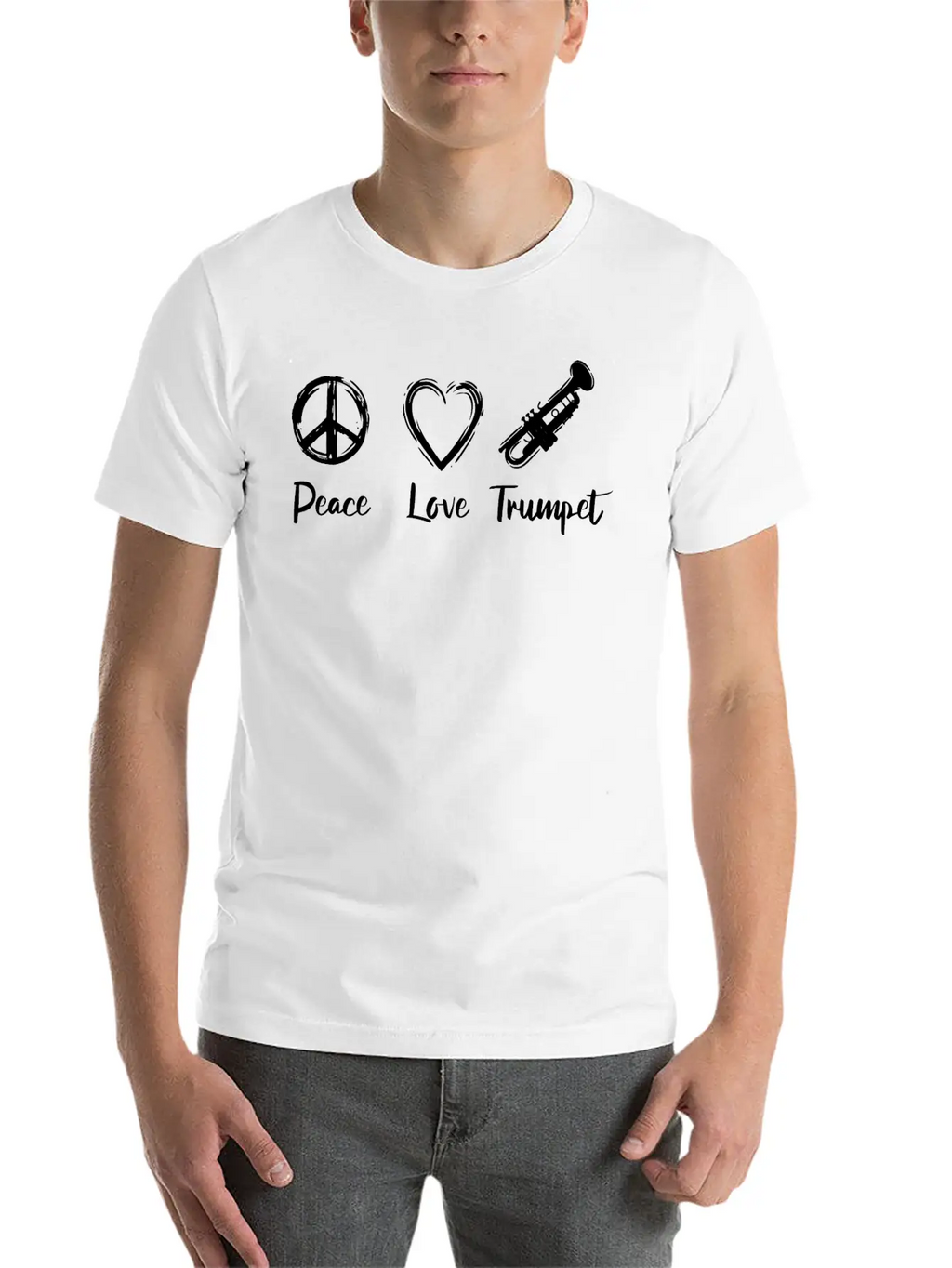 I Love Trumpet Essential Cotton Tee For Daily Outfits – Unisex Style