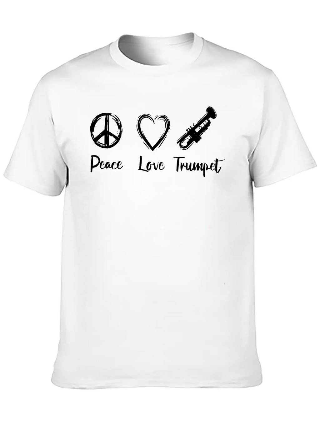 I Love Trumpet Essential Cotton Tee For Daily Outfits – Unisex Style