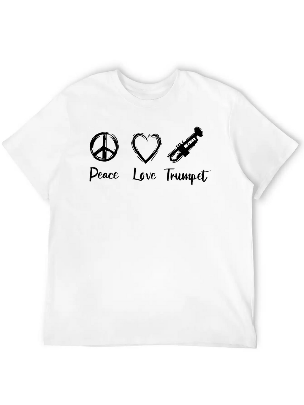 I Love Trumpet Essential Cotton Tee For Daily Outfits – Unisex Style