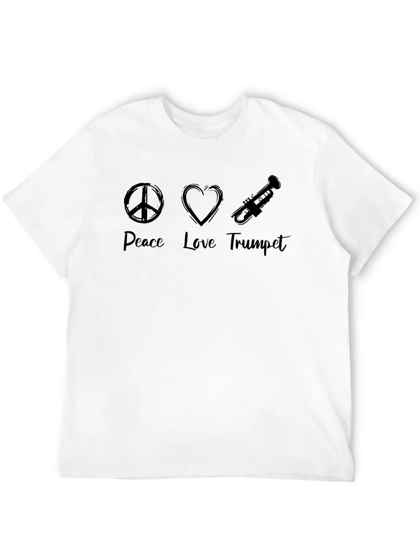 I Love Trumpet Essential Cotton Tee For Daily Outfits – Unisex Style