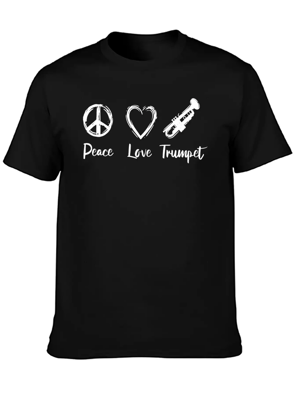 I Love Trumpet Essential Cotton Tee For Daily Outfits – Unisex Style
