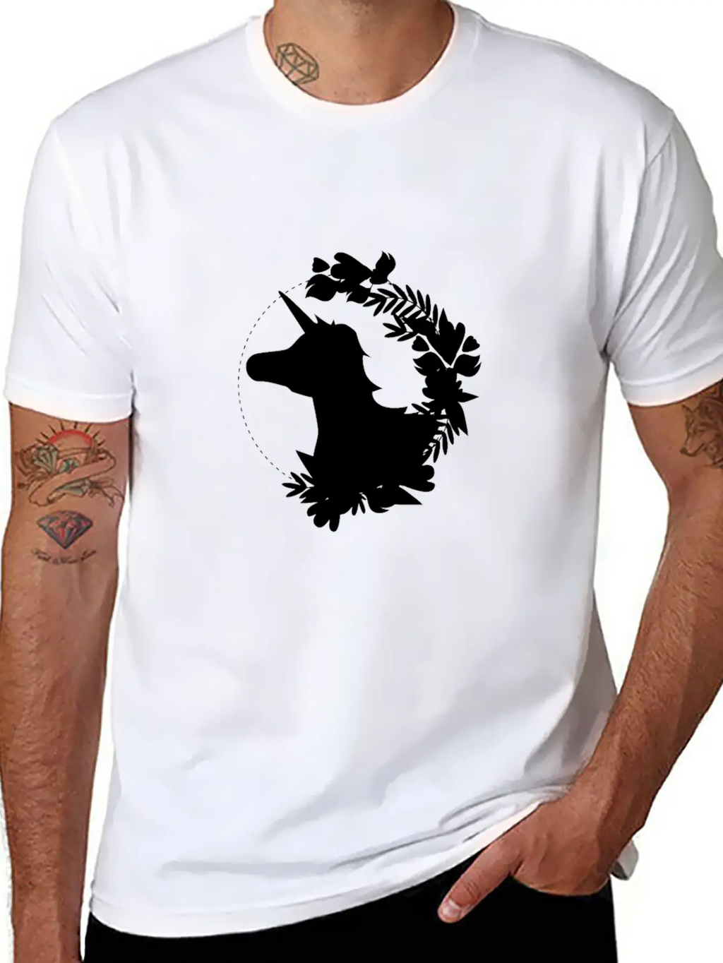 I Love Unicorns Relaxed Everyday Tee – Lightweight And Durable Cotton