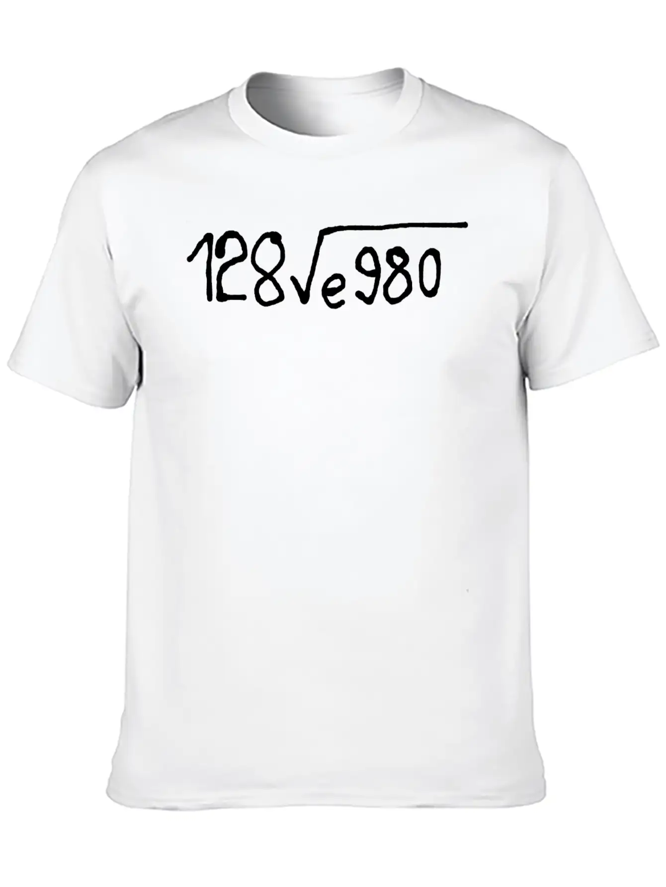 I LOVE YOU / 128ve980 Breathable Soft Cotton T-Shirt – Timeless Casual Look
