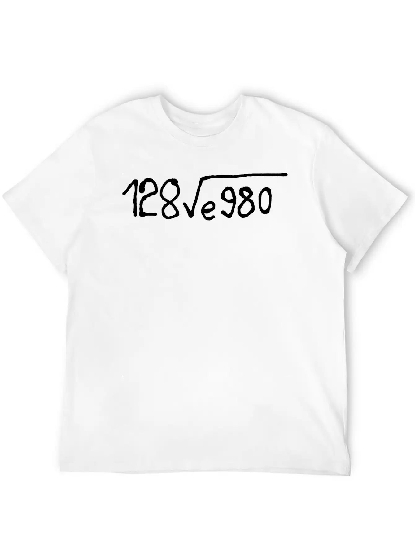 I LOVE YOU / 128ve980 Breathable Soft Cotton T-Shirt – Timeless Casual Look
