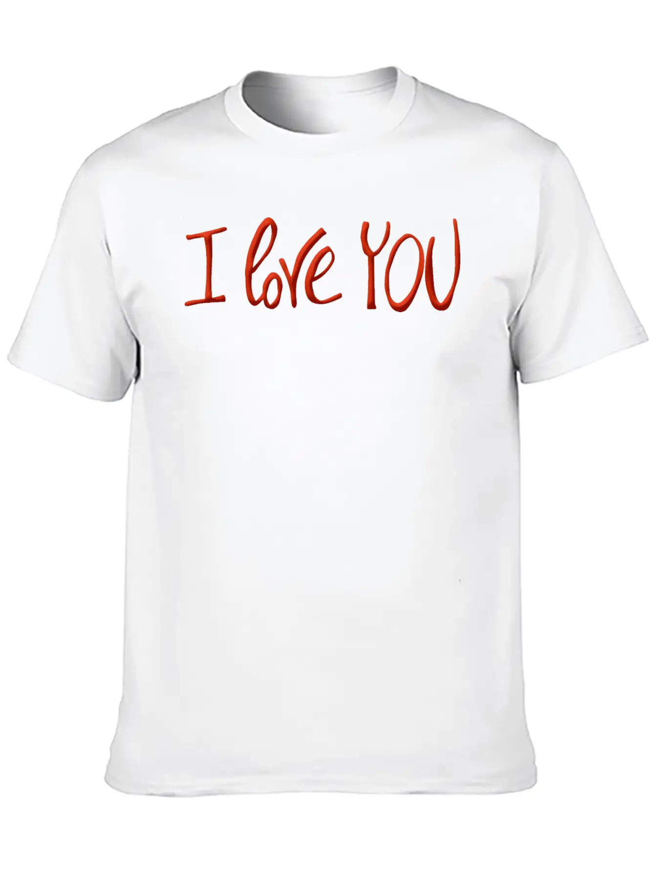 I Love You Stylish Everyday T-Shirt – Unisex Basic Cotton Tee
