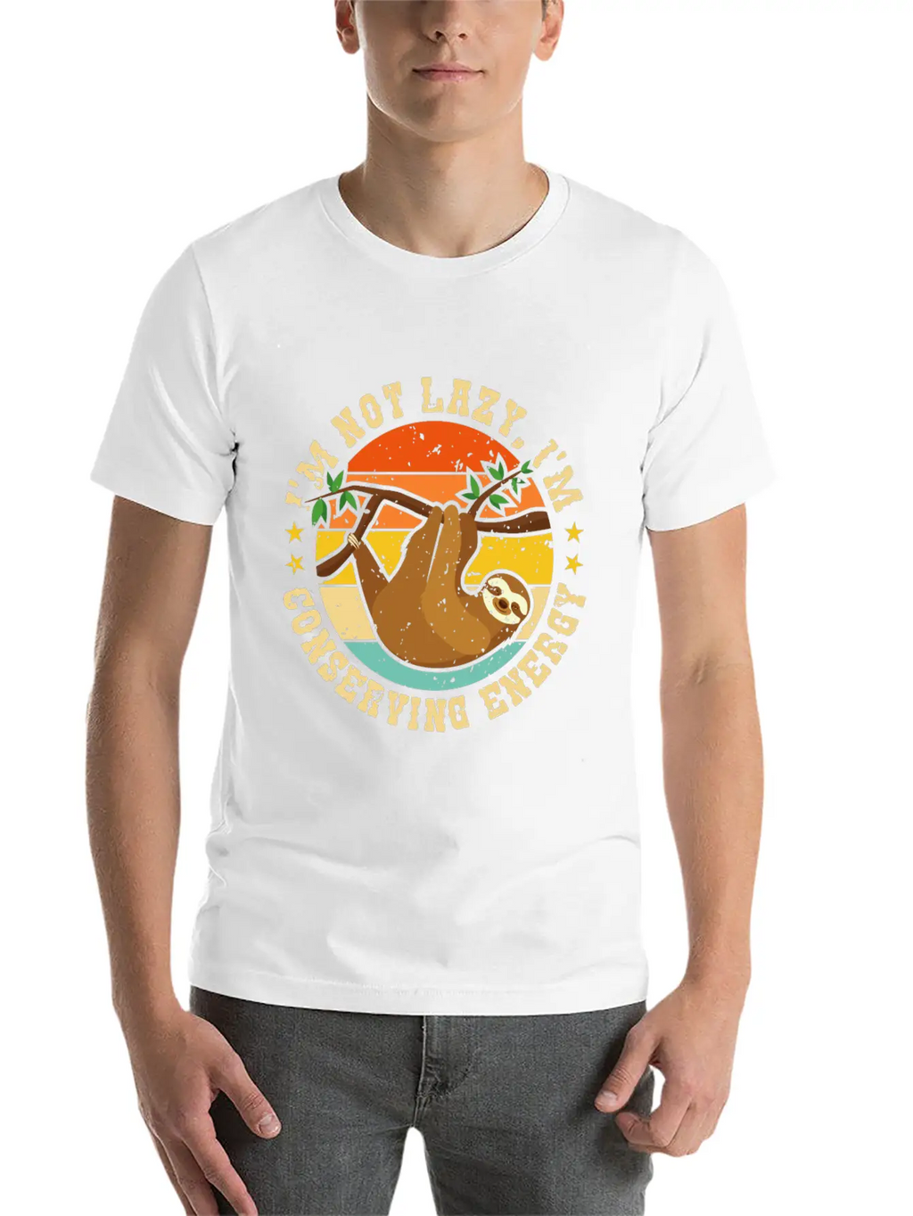 I’m Not Lazy, I’m Conserving Energy Relaxed Everyday Tee – Lightweight And Durable Cotton
