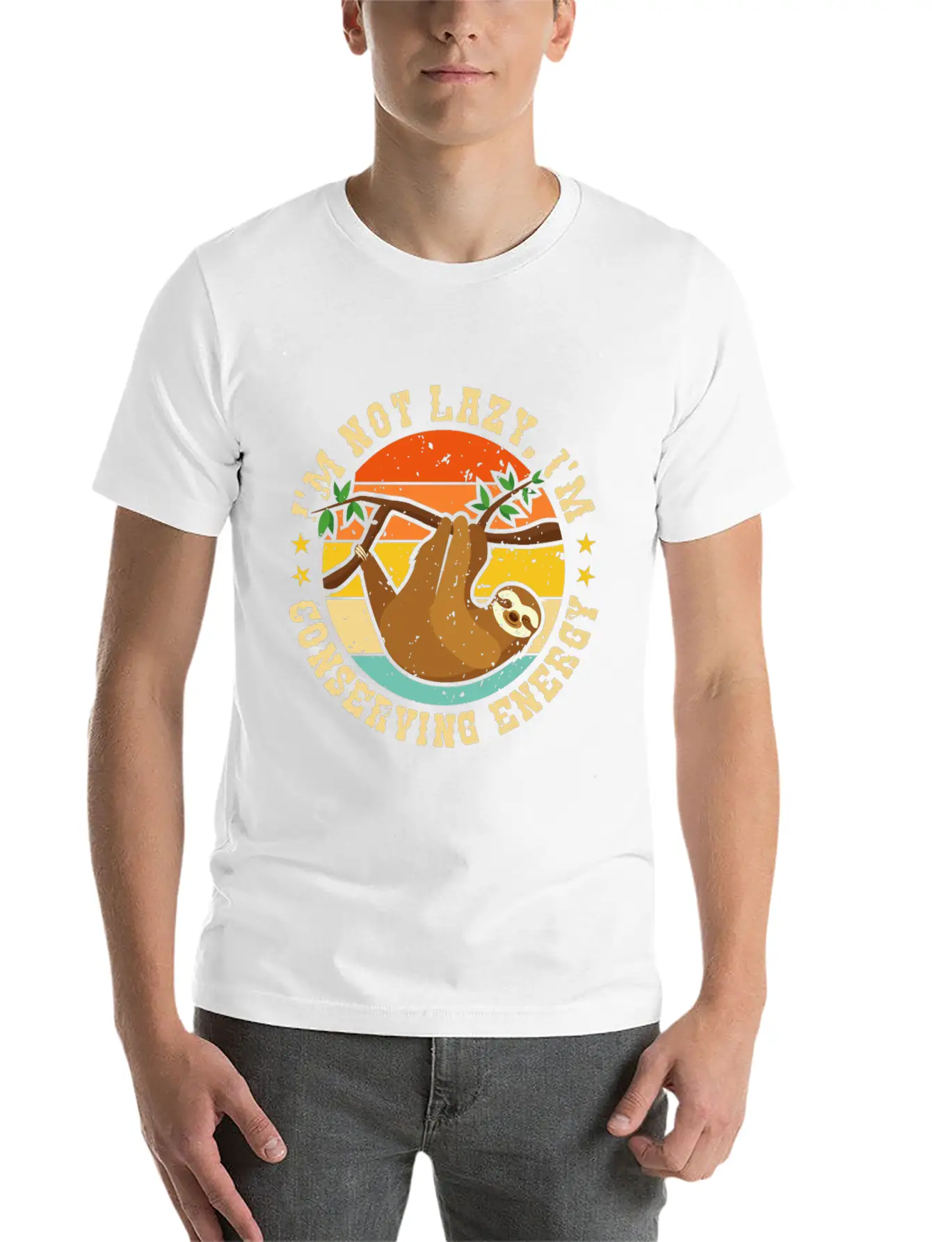 I’m Not Lazy, I’m Conserving Energy Relaxed Everyday Tee – Lightweight And Durable Cotton