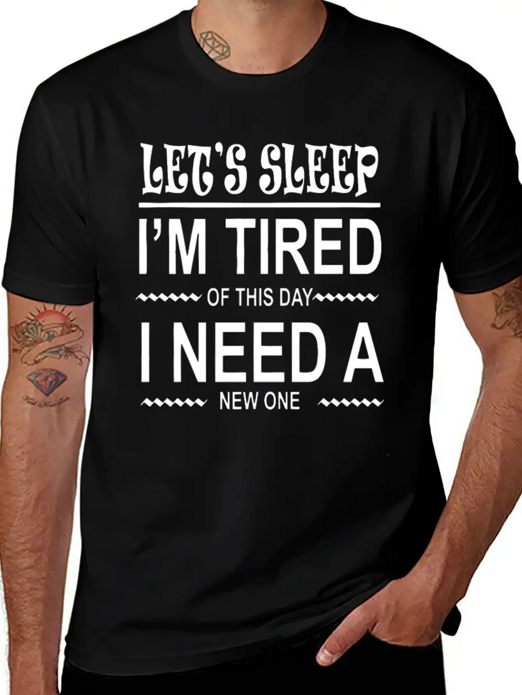 I M Tired Of This Day Breathable Graphic T-Shirt – Perfect For Casual Days