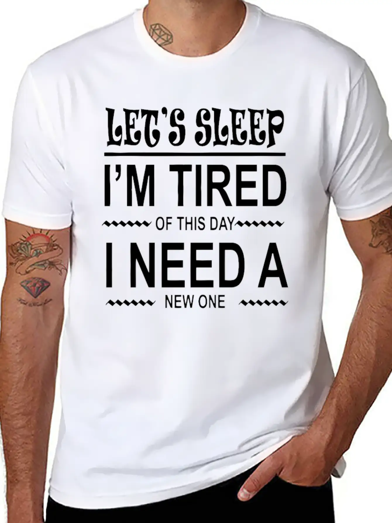 I M Tired Of This Day Breathable Graphic T-Shirt – Perfect For Casual Days