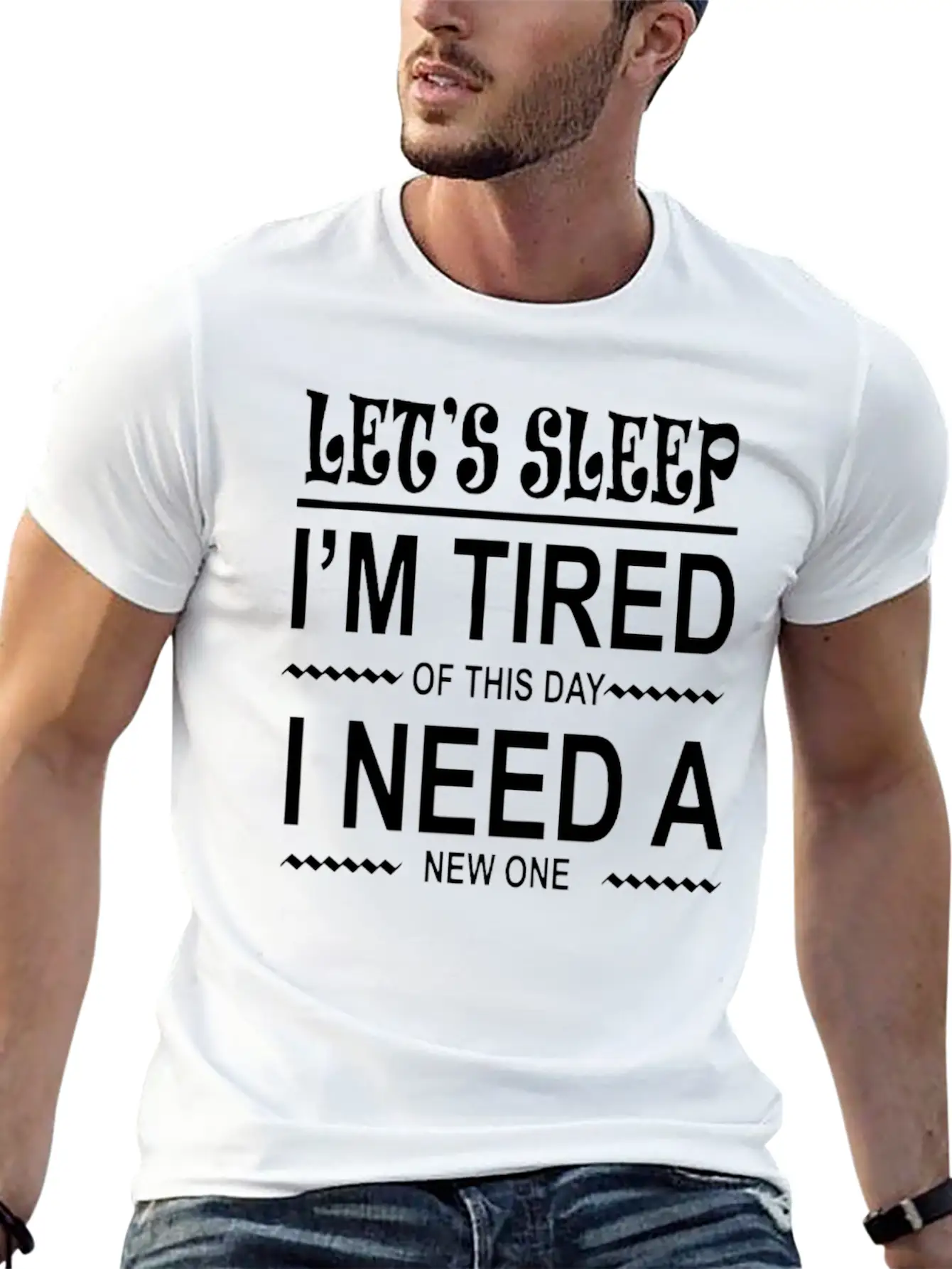 I M Tired Of This Day Breathable Graphic T-Shirt – Perfect For Casual Days