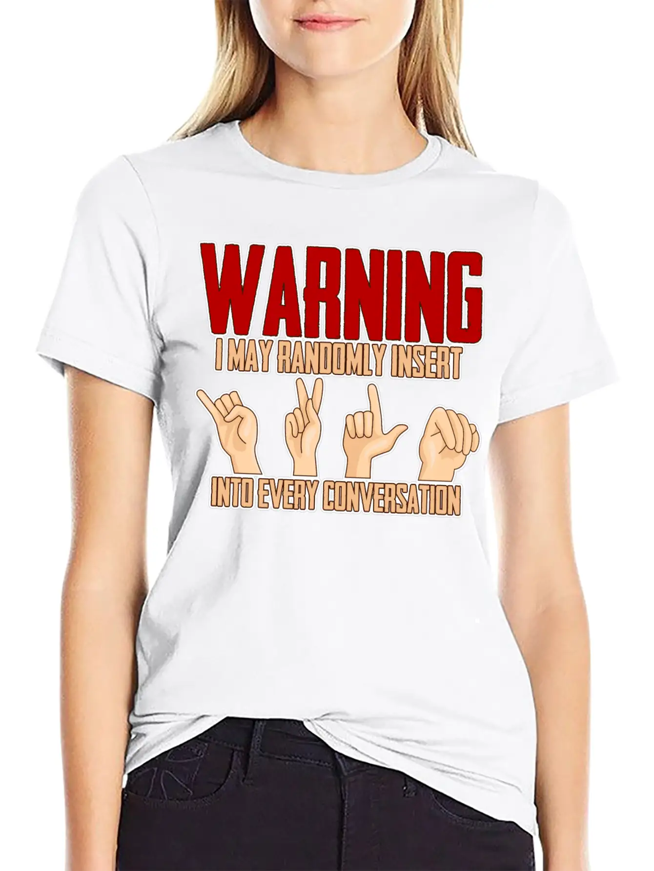 I May Randomly Insert Into Every Conversation 4 Relaxed Everyday Tee – Lightweight And Durable Cotton