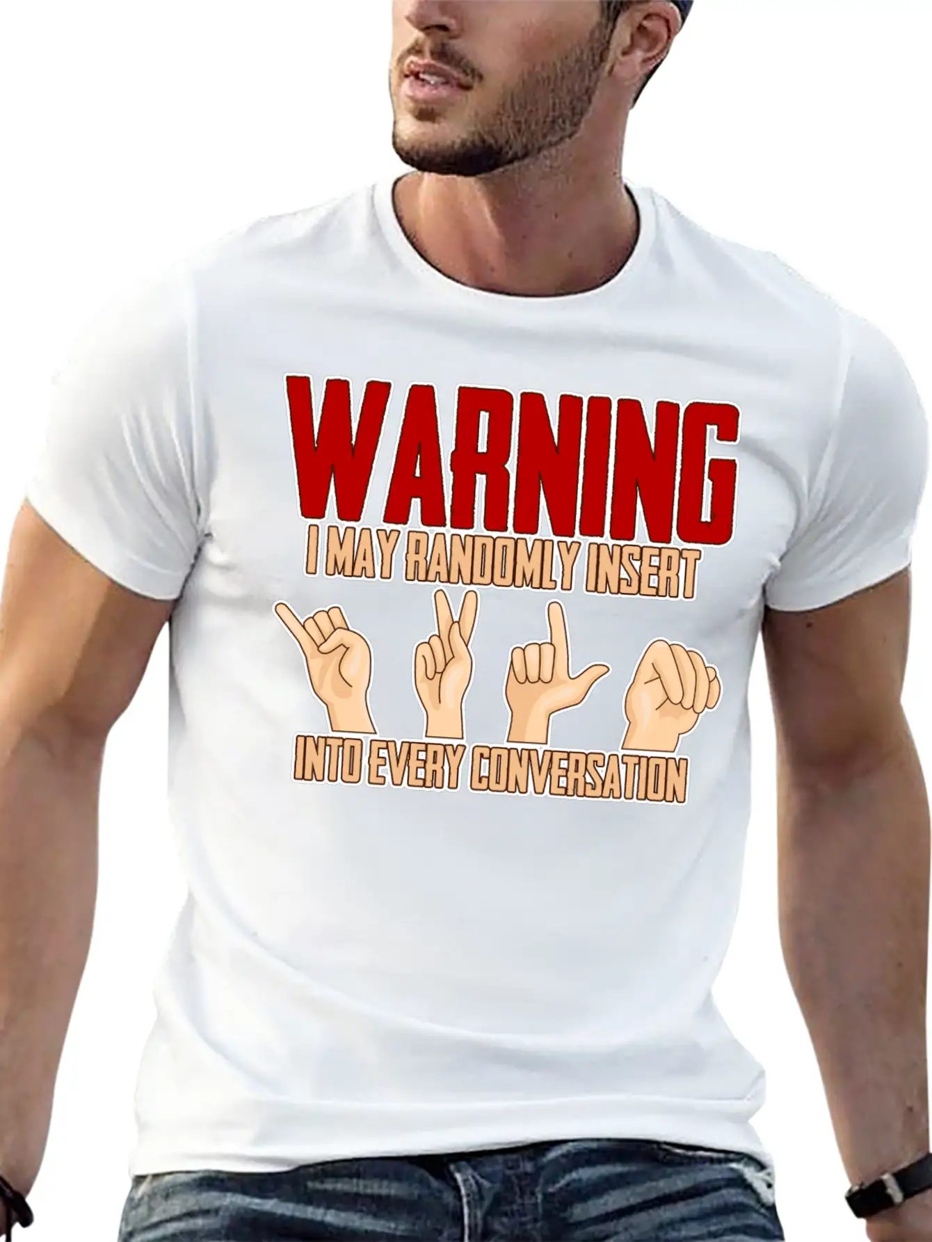 I May Randomly Insert Into Every Conversation 4 Relaxed Everyday Tee – Lightweight And Durable Cotton