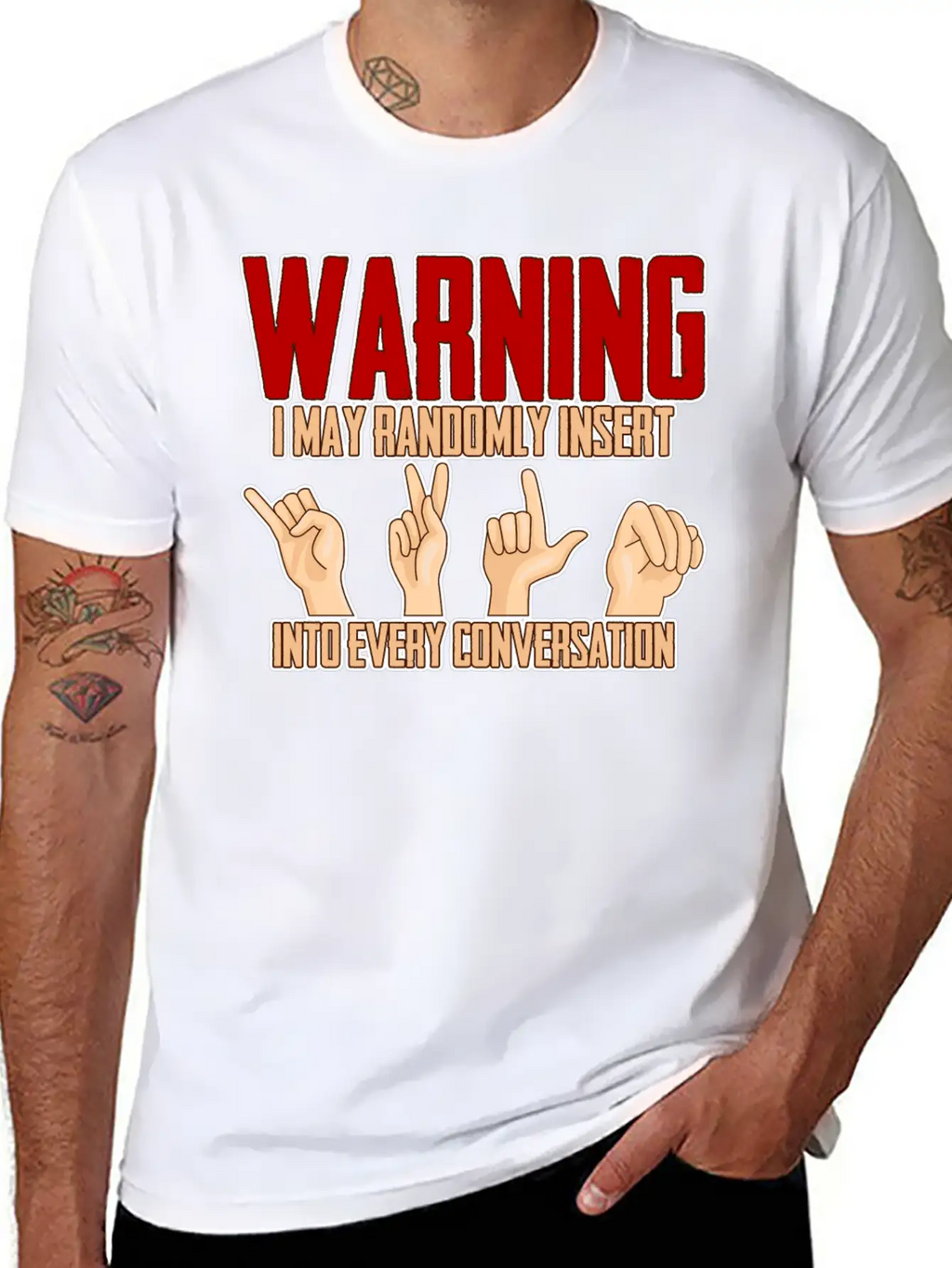 I May Randomly Insert Into Every Conversation 4 Relaxed Everyday Tee – Lightweight And Durable Cotton