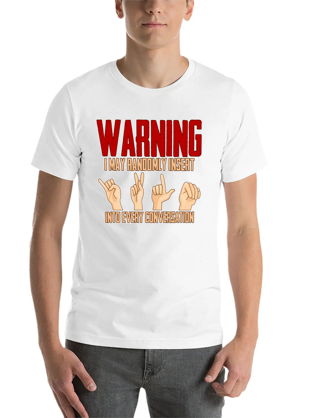 I May Randomly Insert Into Every Conversation 4 Relaxed Everyday Tee – Lightweight And Durable Cotton