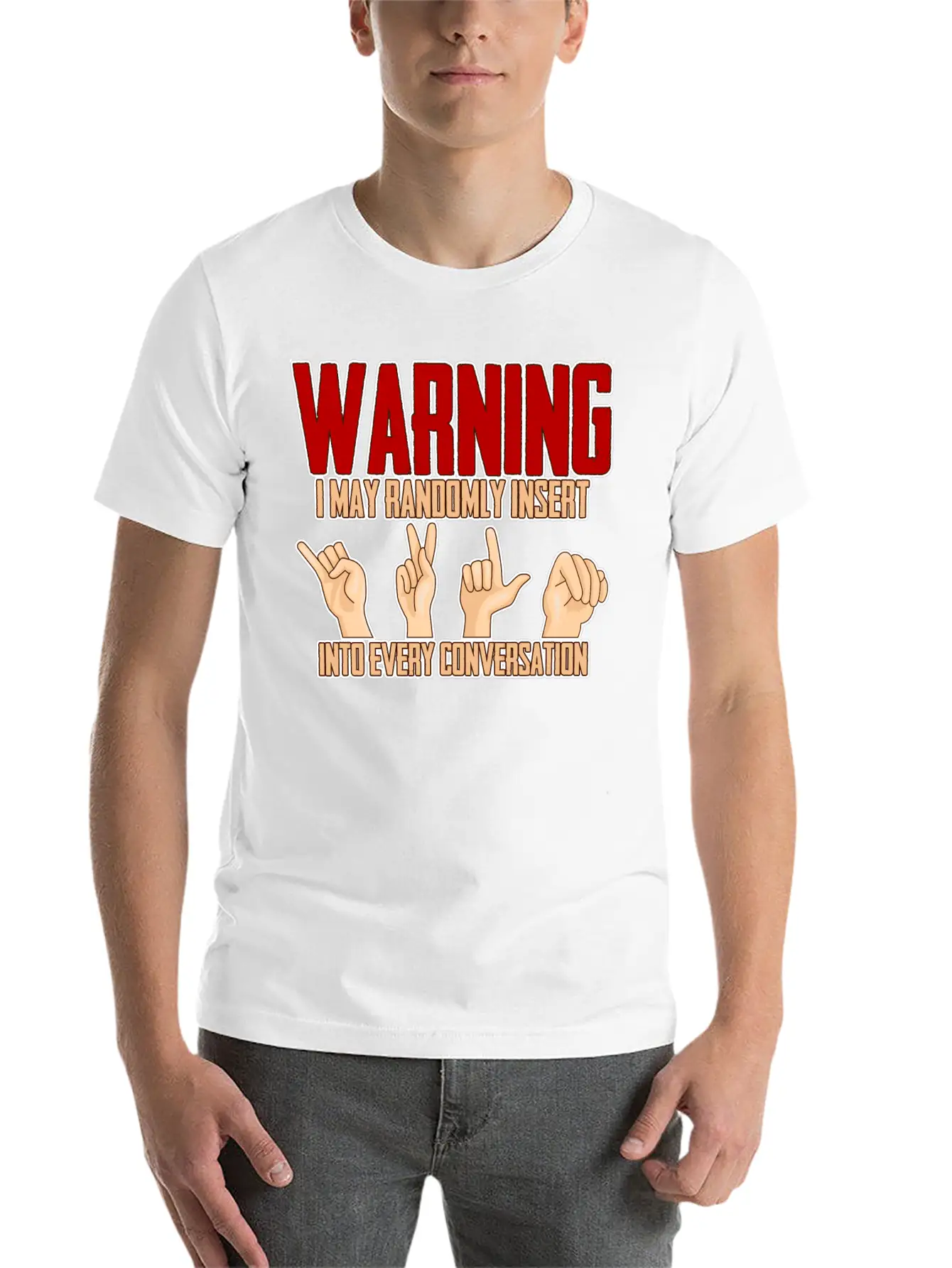 I May Randomly Insert Into Every Conversation 4 Relaxed Everyday Tee – Lightweight And Durable Cotton