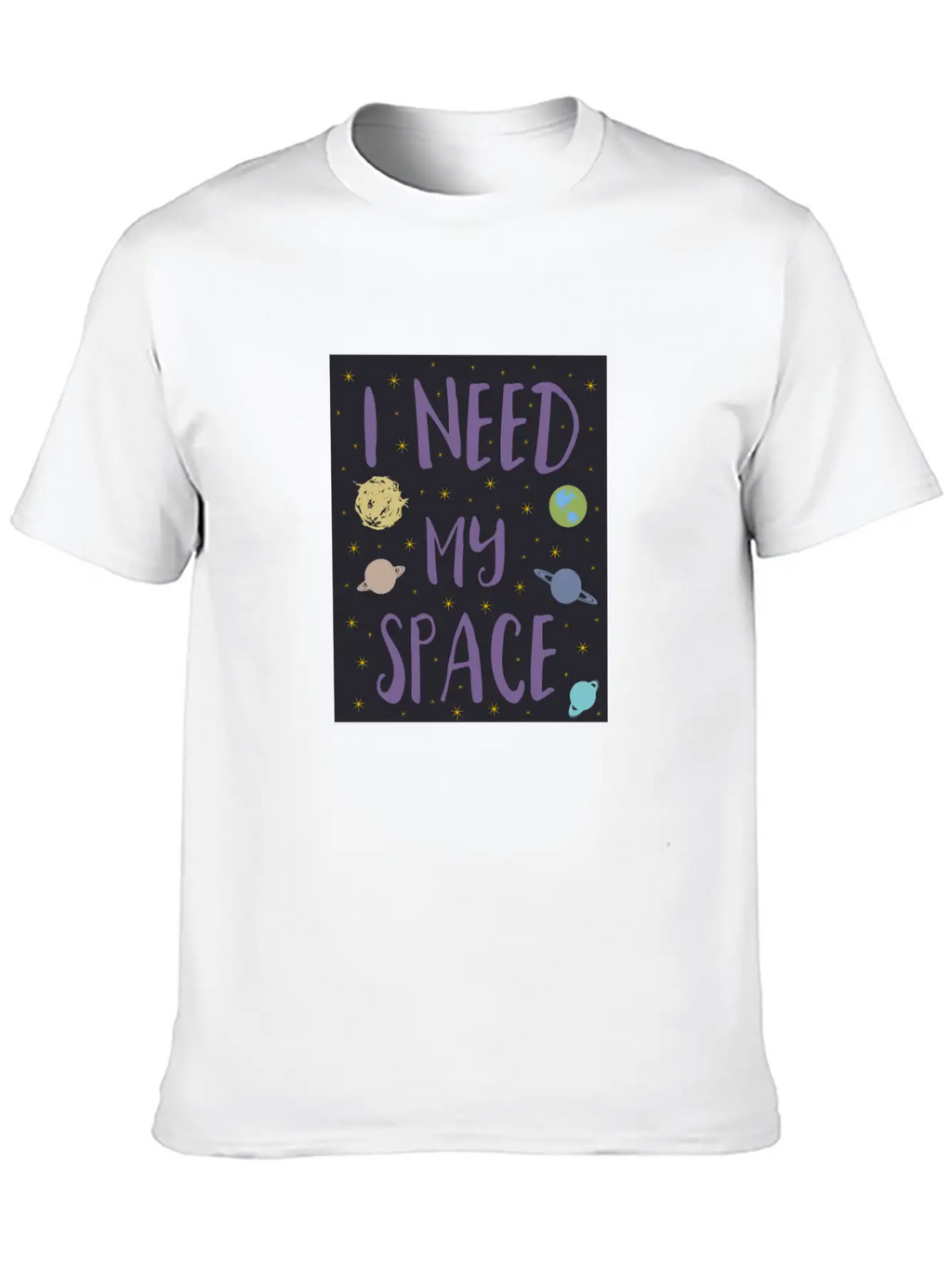 I Need My Space Relaxed Everyday Tee – Lightweight And Durable Cotton