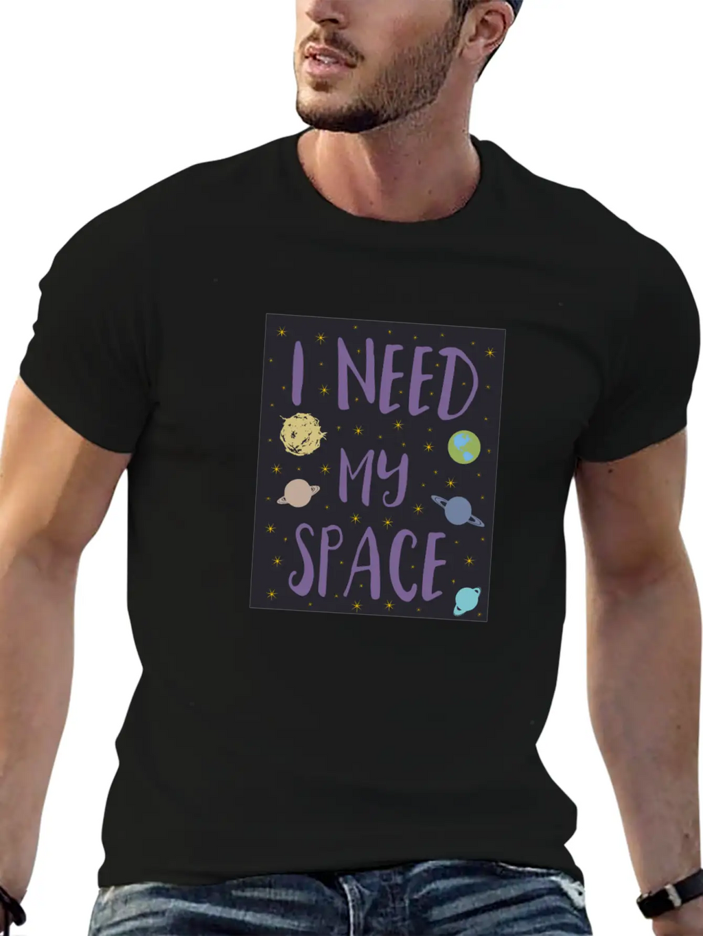 I Need My Space Relaxed Everyday Tee – Lightweight And Durable Cotton