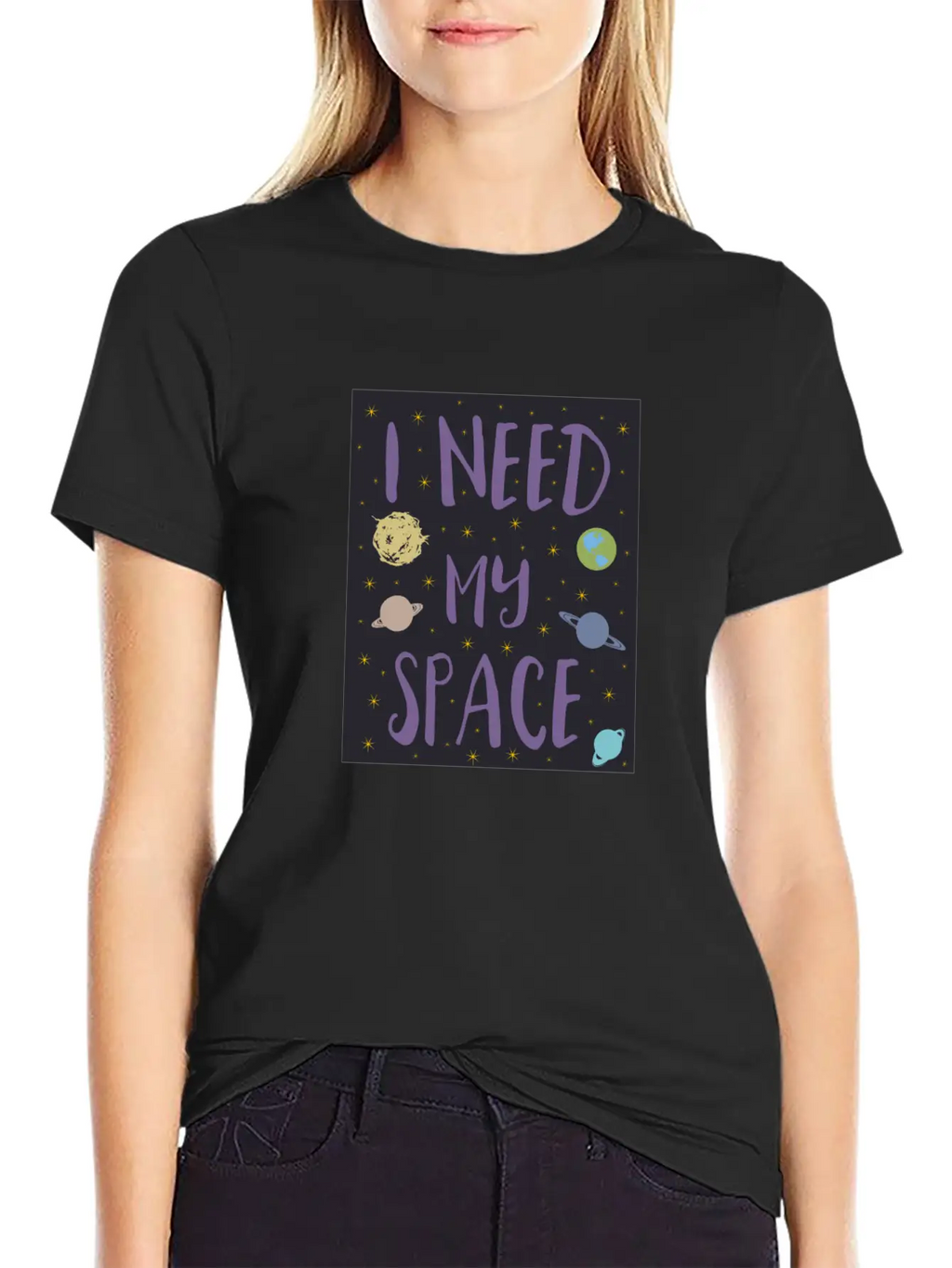 I Need My Space Relaxed Everyday Tee – Lightweight And Durable Cotton