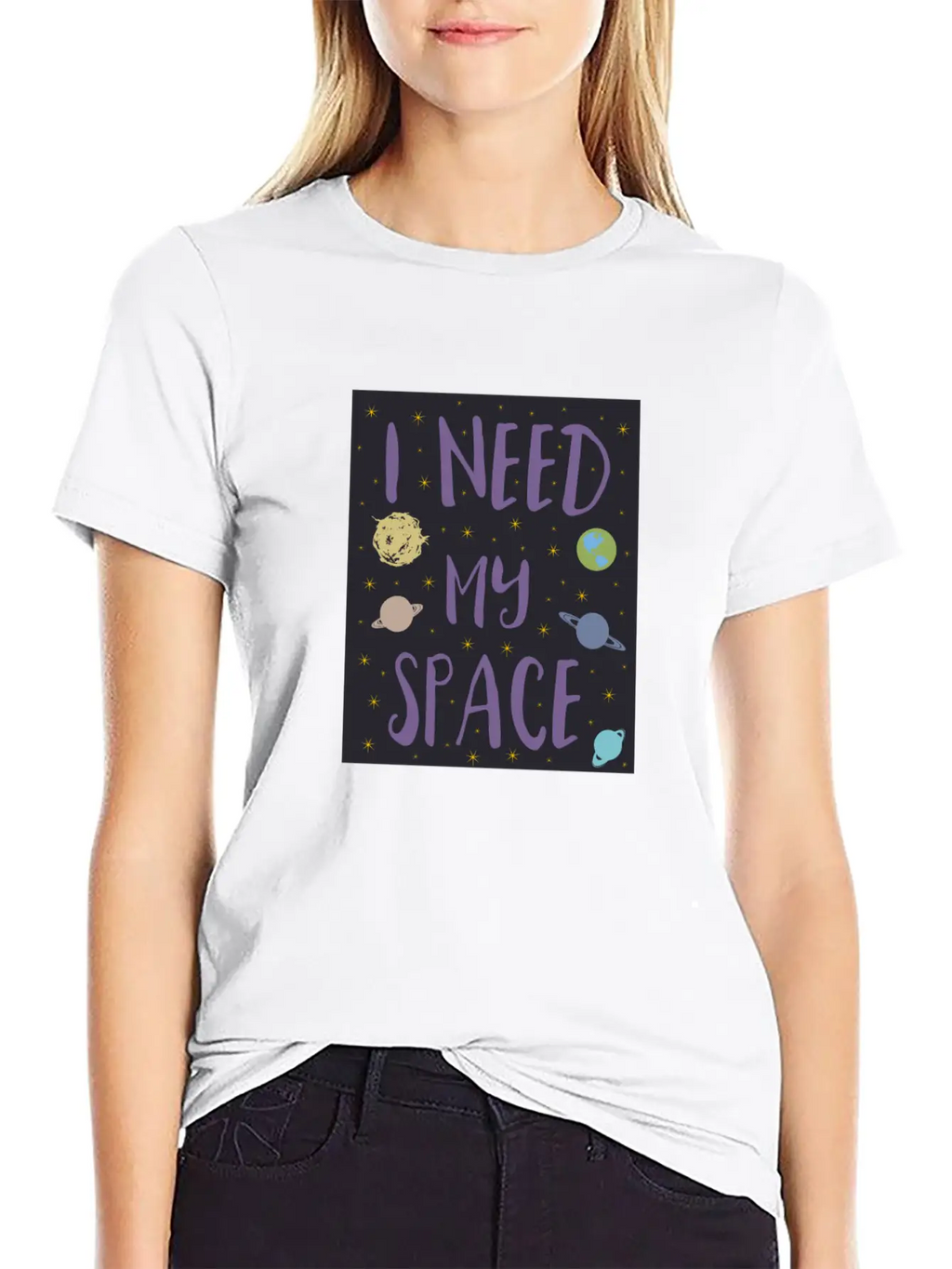 I Need My Space Relaxed Everyday Tee – Lightweight And Durable Cotton