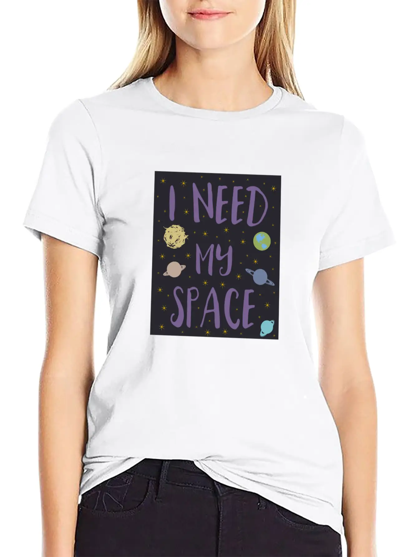 I Need My Space Relaxed Everyday Tee – Lightweight And Durable Cotton
