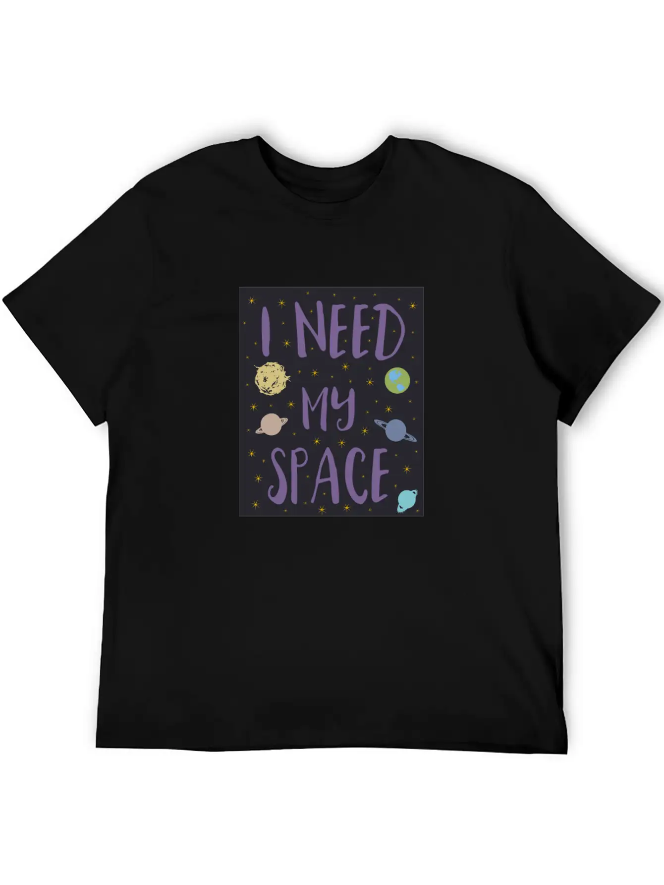 I Need My Space Relaxed Everyday Tee – Lightweight And Durable Cotton