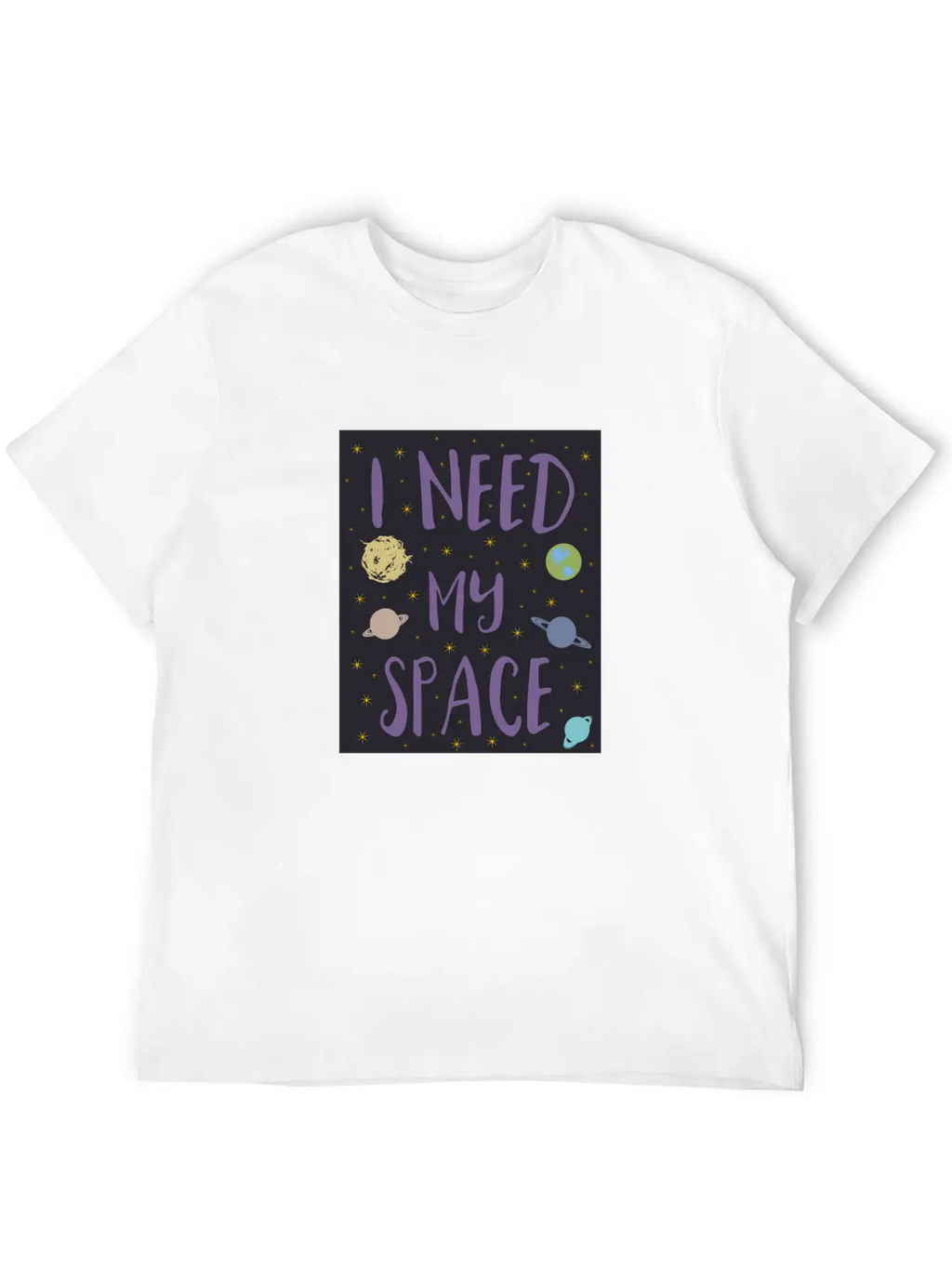 I Need My Space Relaxed Everyday Tee – Lightweight And Durable Cotton