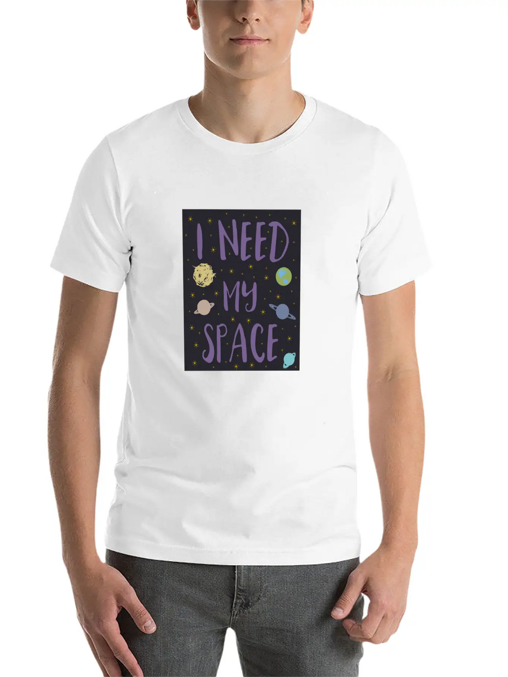 I Need My Space Relaxed Everyday Tee – Lightweight And Durable Cotton