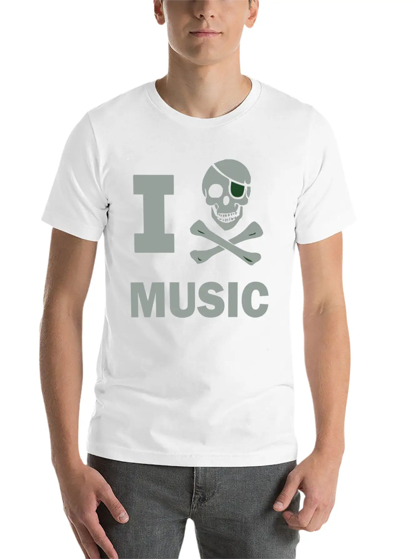 I Pirate Music Breathable Soft Cotton T-Shirt – Timeless Casual Look