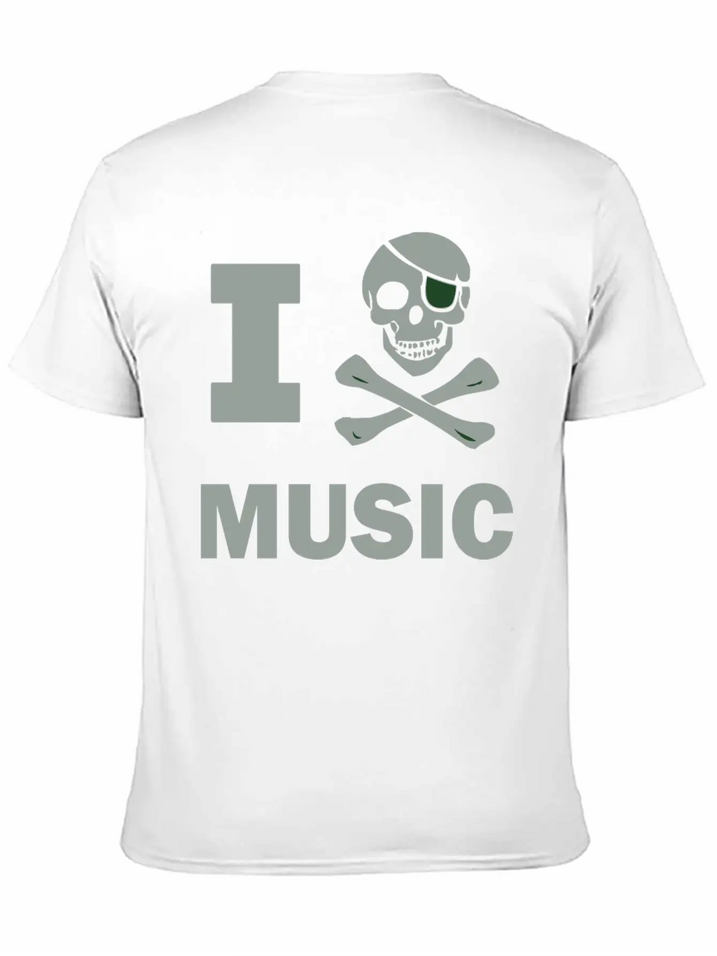 I Pirate Music Breathable Soft Cotton T-Shirt – Timeless Casual Look