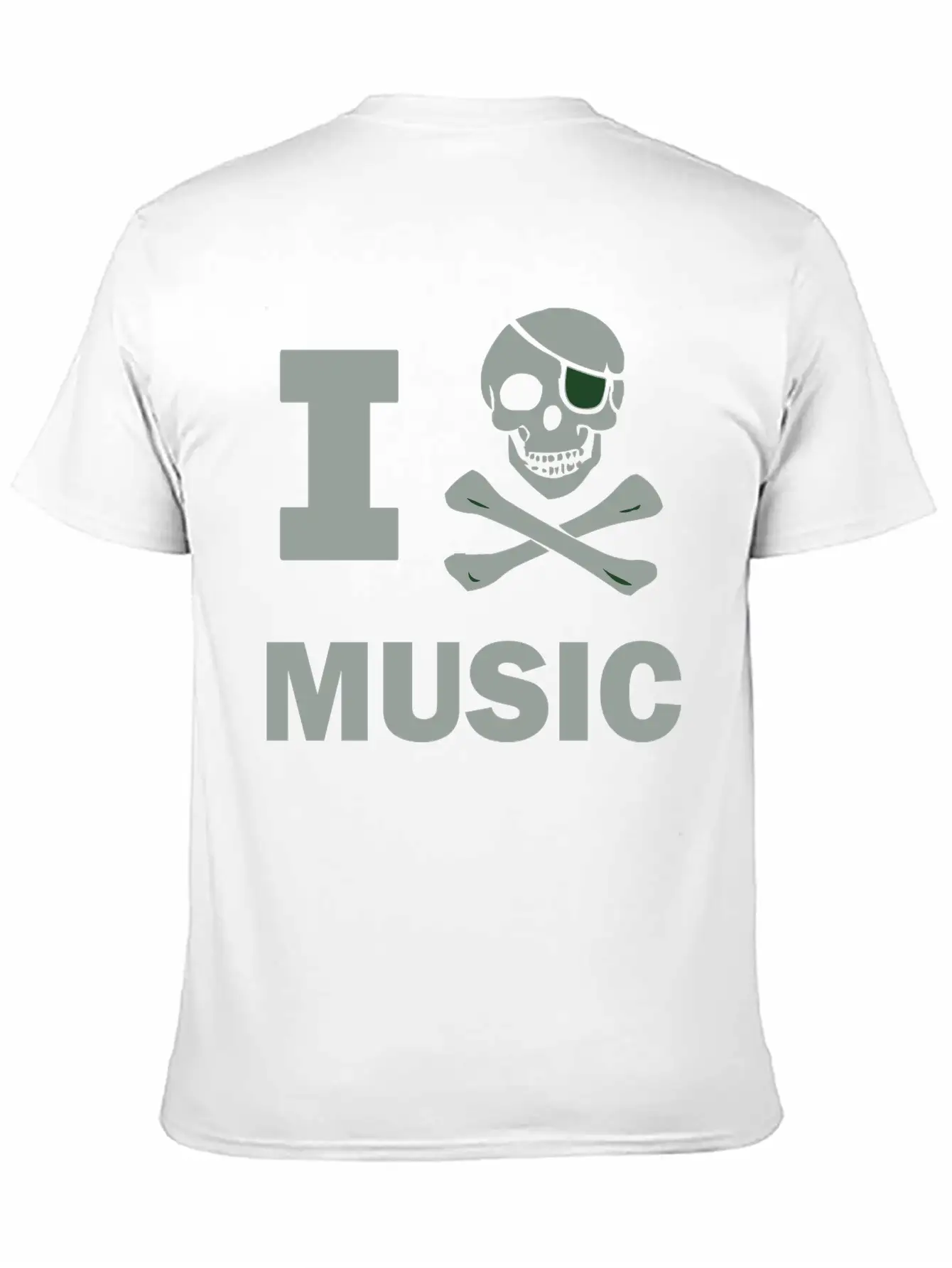 I Pirate Music Breathable Soft Cotton T-Shirt – Timeless Casual Look
