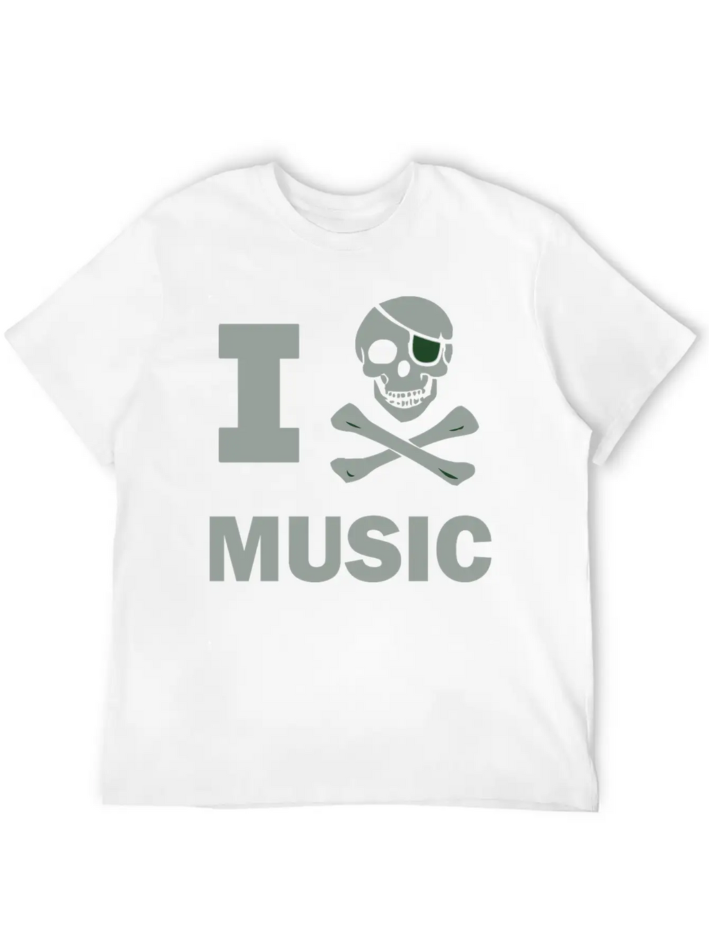 I Pirate Music Breathable Soft Cotton T-Shirt – Timeless Casual Look
